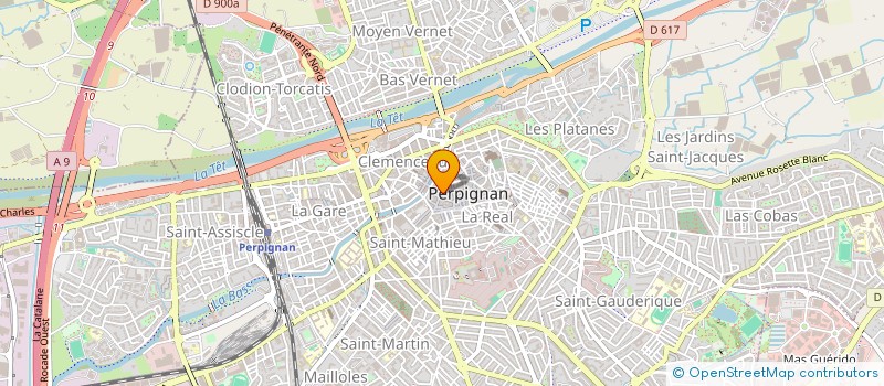 localisation de l'entreprise SYNDIC COPRO IMM SEPT RUE MAILLY  PERPIGNAN