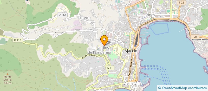 localisation de l'entreprise SYNDIC COPRO IMM WAGRAM  AJACCIO