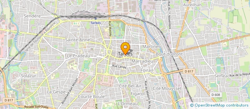 localisation de l'entreprise SYNDIC COPRO IMMEUB. LA RENAISSANCE  TARBES