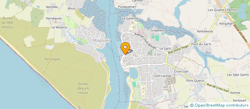 localisation de l'entreprise SYNDIC COPRO IMMEUBLE MAHE  ETEL