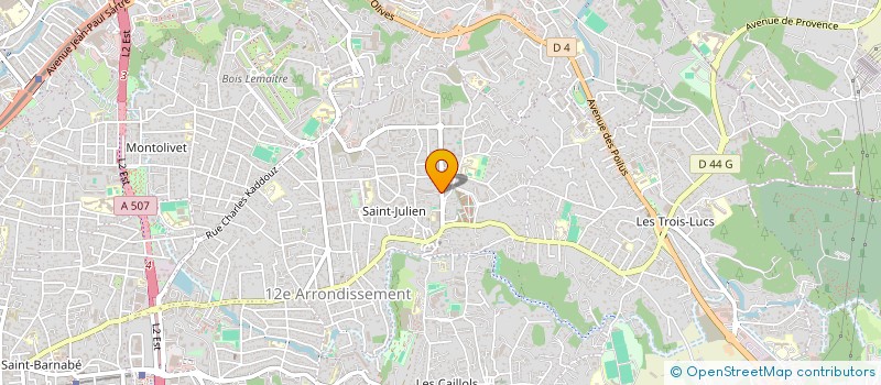 localisation de l'entreprise SYNDIC COPRO IMMEUBLE SAINT PONS à MARSEILLE