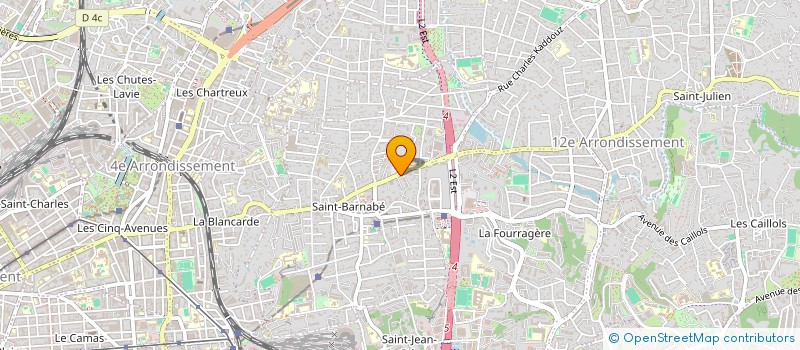localisation de l'entreprise SYNDIC COPRO L'ORANGERIE à MARSEILLE
