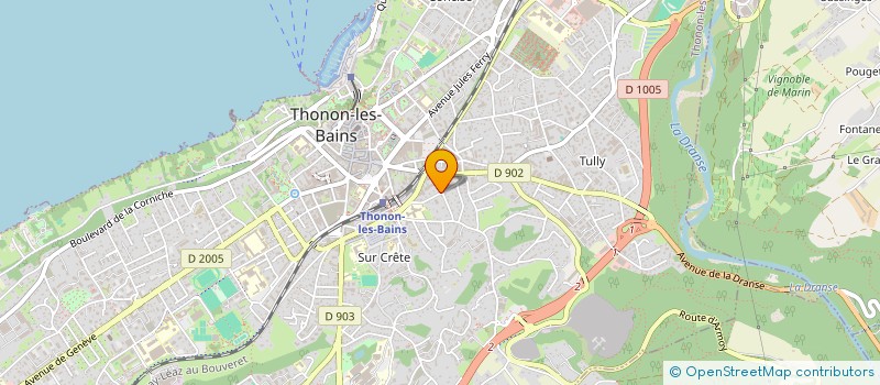 localisation de l'entreprise SYNDIC COPRO LA COLINIERE à THONON-LES-BAINS