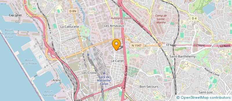 localisation de l'entreprise SYNDIC COPRO LA MAISON BLANCHE à MARSEILLE