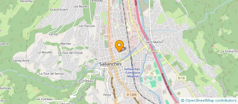 localisation de l'entreprise SYNDIC COPRO LE BOCCARD  SALLANCHES