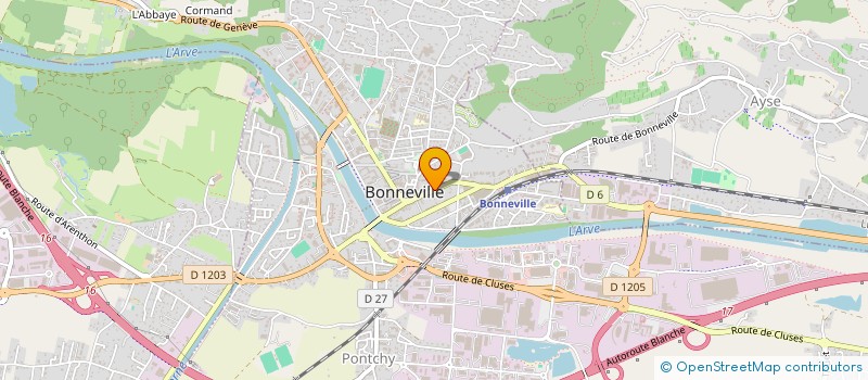 localisation de l'entreprise SYNDIC COPRO LE CONDORCET  BONNEVILLE