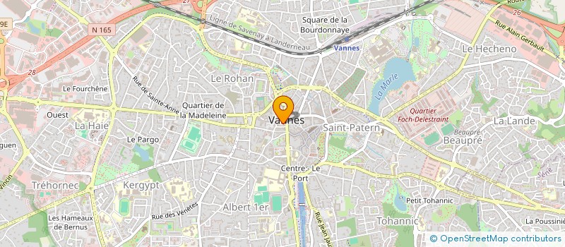 localisation de l'entreprise SYNDIC COPRO LE DAUPHIN à VANNES