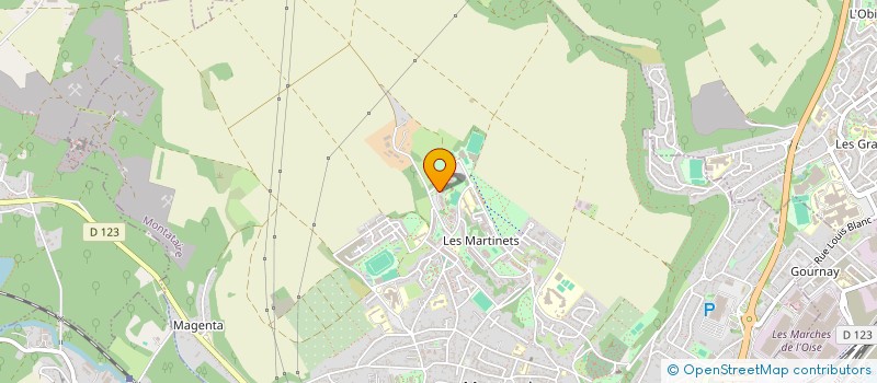 localisation de l'entreprise SYNDIC COPRO   LE FOND DU CHEMIN BLANC  MONTATAIRE