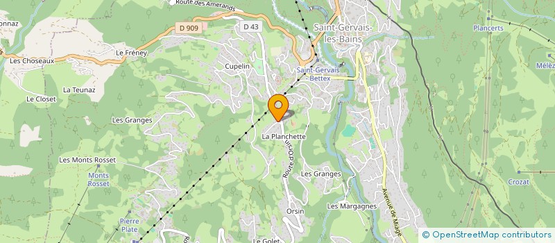 localisation de l'entreprise SYNDIC COPRO LE GENEPI  SAINT-GERVAIS-LES-BAINS