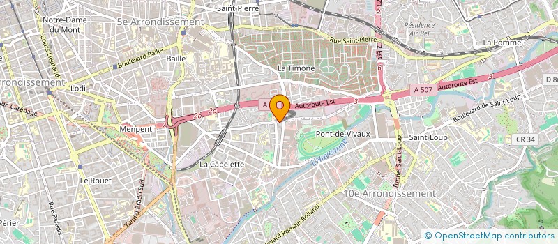 localisation de l'entreprise SYNDIC COPRO LE MARIE CURIE à MARSEILLE