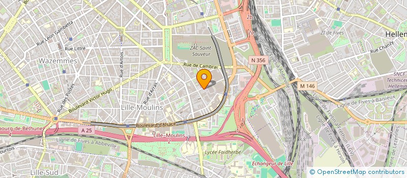 localisation de l'entreprise SYNDIC COPRO LE PATIO DE TREVISE à LILLE