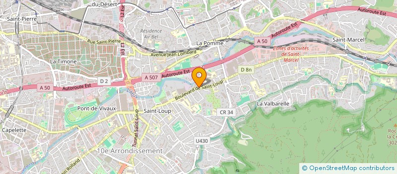 localisation de l'entreprise SYNDIC COPRO LE PLEIN SOLEIL à MARSEILLE