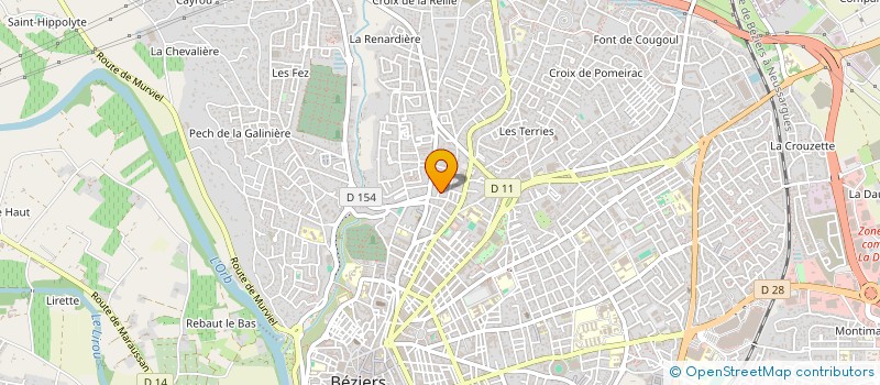 localisation de l'entreprise SYNDIC COPRO LE SAINT CLAUDE  BEZIERS