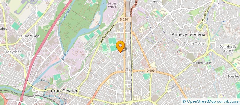 localisation de l'entreprise SYNDIC COPRO LE VERNET  ANNECY