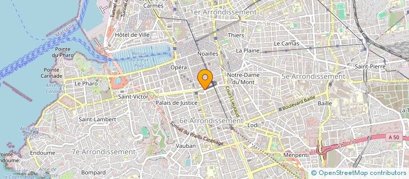 localisation de l'entreprise SYNDIC COPRO LES GINIERS à MARSEILLE