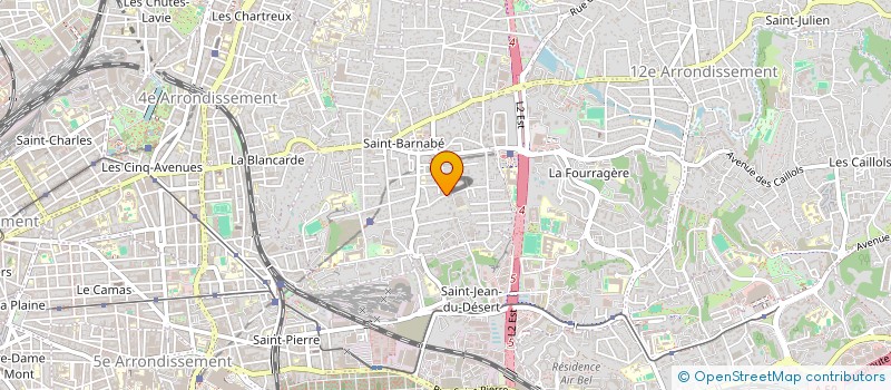 localisation de l'entreprise SYNDIC COPRO LES IRIS à MARSEILLE