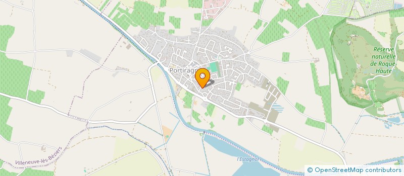 localisation de l'entreprise SYNDIC COPRO LES JARDINS DU CANALET  VILLENEUVE-LES-BEZIERS