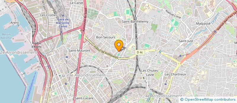 localisation de l'entreprise SYNDIC COPRO LES LAURIERS à MARSEILLE