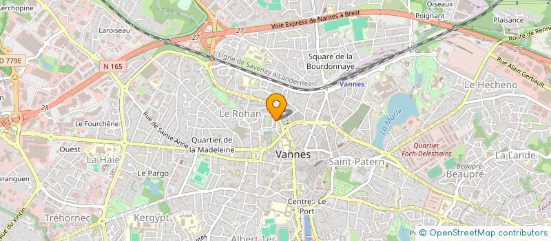 localisation de l'entreprise SYNDIC COPRO LES TERRASSES DU PALAIS 1 à VANNES