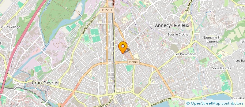 localisation de l'entreprise SYNDIC COPRO LES TILLEULS  ANNECY