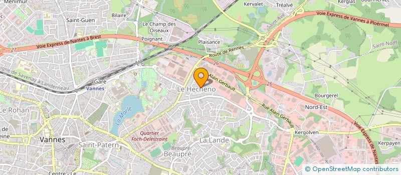 localisation de l'entreprise SYNDIC COPRO LOT FORSYTHIAS I à VANNES