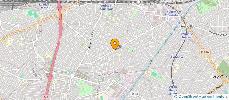 localisation de l'entreprise SYNDIC COPRO NONNEVILLE à AULNAY-SOUS-BOIS