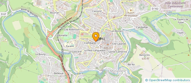 localisation de l'entreprise SYNDIC COPRO PACHOT  RODEZ