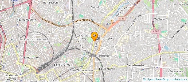 localisation de l'entreprise SYNDIC COPRO PENNAROYA à MARSEILLE