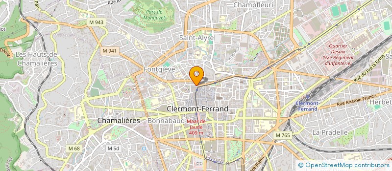 localisation de l'entreprise SYNDIC COPRO PL GAILLARD  CLERMONT-FERRAND