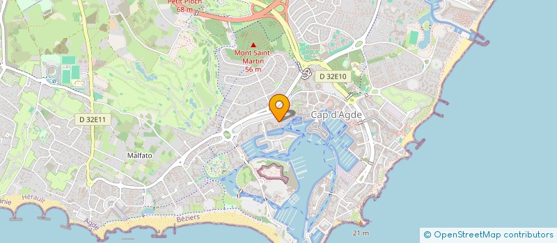 localisation de l'entreprise SYNDIC COPRO PORT CAPISTOL  AGDE