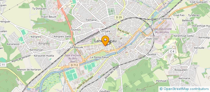 localisation de l'entreprise SYNDIC COPRO R DE LA PAIX à LANDERNEAU