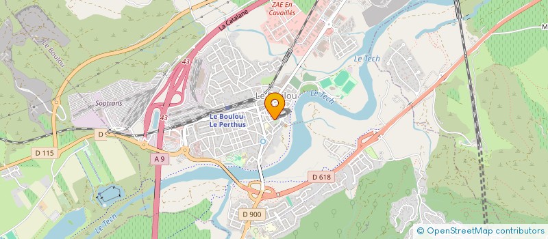 localisation de l'entreprise SYNDIC COPRO R DU FOUR  LE BOULOU