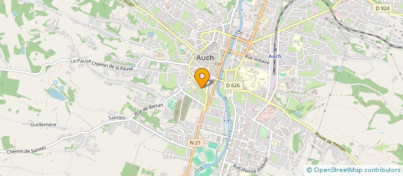 localisation de l'entreprise SYNDIC COPRO RDCE R DE METZ  AUCH