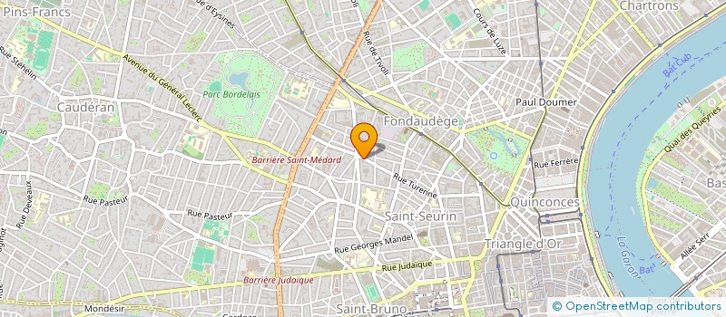 localisation de l'entreprise SYNDIC COPRO RES 200 RUE TURENNE  BORDEAUX