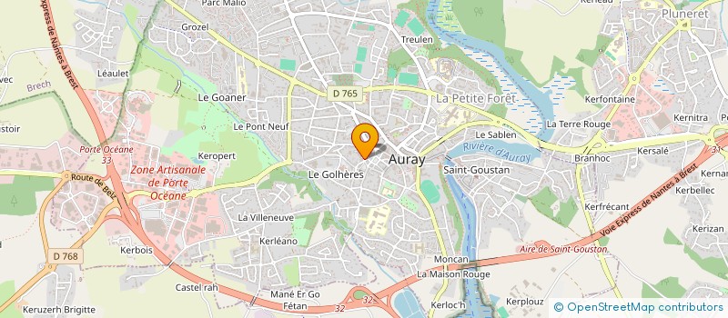 localisation de l'entreprise SYNDIC COPRO RES 24 PL JOFFRE à AURAY