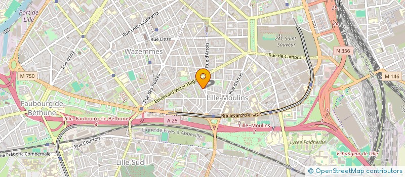 localisation de l'entreprise SYNDIC COPRO RES 28 RUE ARAGO à LILLE