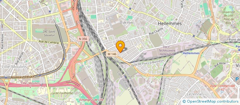 localisation de l'entreprise SYNDIC COPRO RES ABBAYE DE LOOS à LILLE