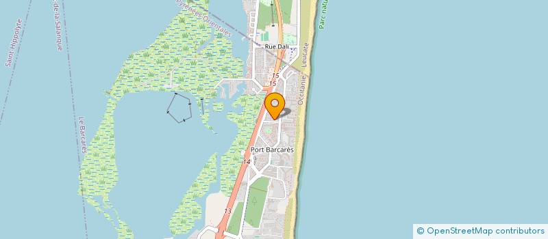 localisation de l'entreprise SYNDIC COPRO RES AFUL GDE PLAGE BASTIDES  LE BARCARES