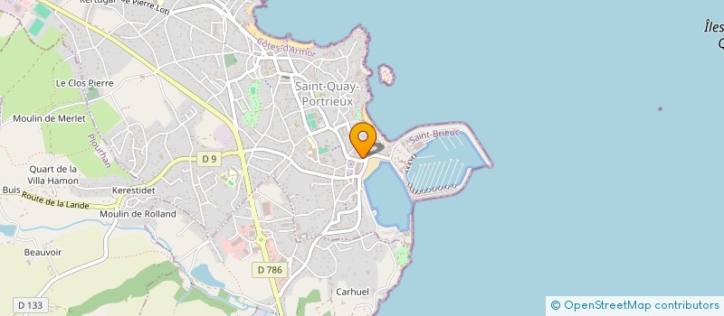 localisation de l'entreprise SYNDIC COPRO RES ARC EN CIEL  SAINT-QUAY-PORTRIEUX