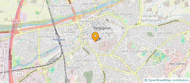 localisation de l'entreprise SYNDIC COPRO RES BALEARES  PERPIGNAN