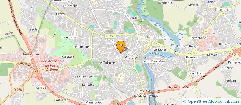 localisation de l'entreprise SYNDIC COPRO RES BOURDELOY à AURAY