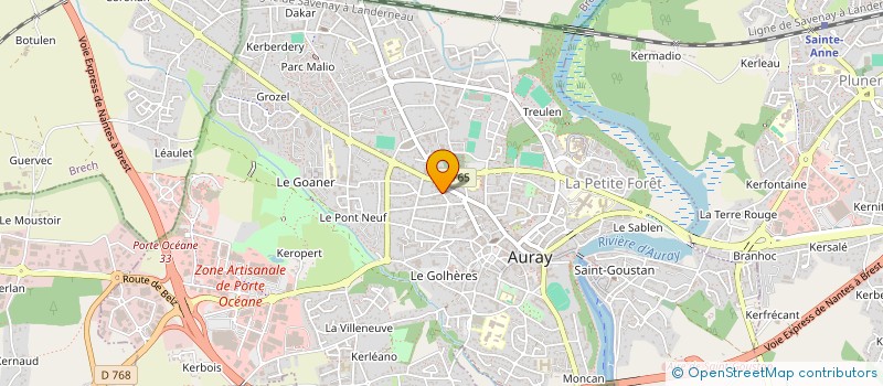 localisation de l'entreprise SYNDIC COPRO RES CAPITAINE BERTRAND 2 à AURAY