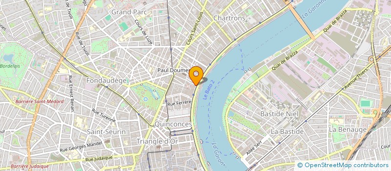 localisation de l'entreprise SYNDIC COPRO RES CHARTRONS  BORDEAUX