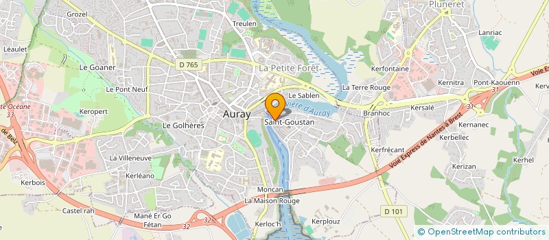 localisation de l'entreprise SYNDIC COPRO RES CHASSE-MAREE à AURAY