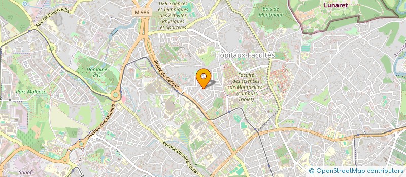 localisation de l'entreprise SYNDIC COPRO RES DR PROBY V-LES TILLEULS à MONTPELLIER