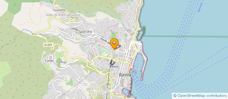 localisation de l'entreprise SYNDIC COPRO RES DU FANGO à BASTIA