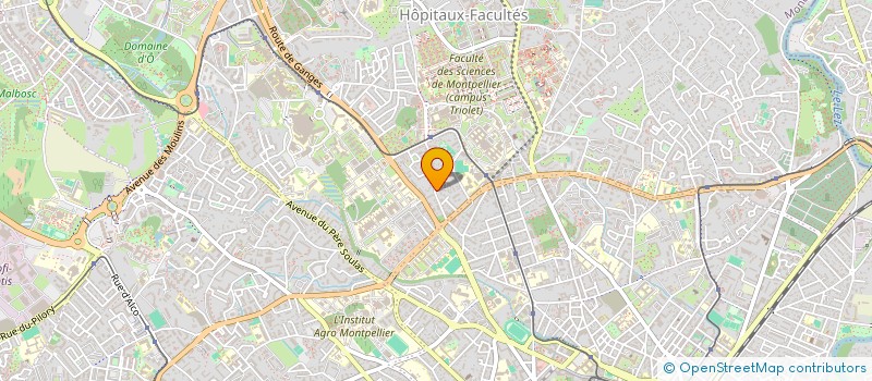 localisation de l'entreprise SYNDIC COPRO RES ENCLOS à MONTPELLIER