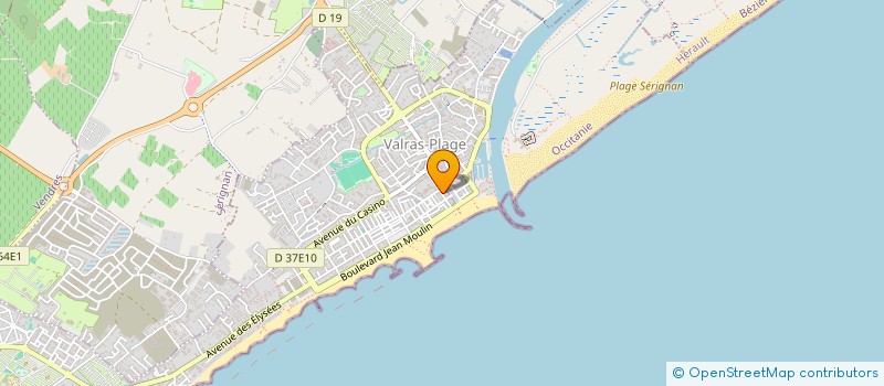 localisation de l'entreprise SYNDIC COPRO RES GAMBETTA  VALRAS-PLAGE