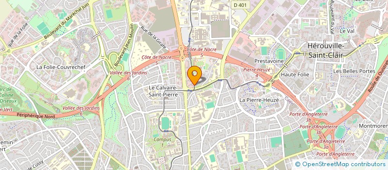 localisation de l'entreprise SYNDIC COPRO RES LA PLEIADE à CAEN
