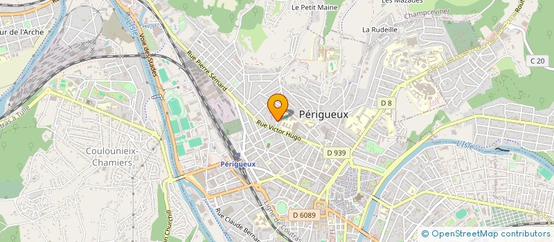 localisation de l'entreprise SYNDIC COPRO RES LE LAC ROUGE  PERIGUEUX